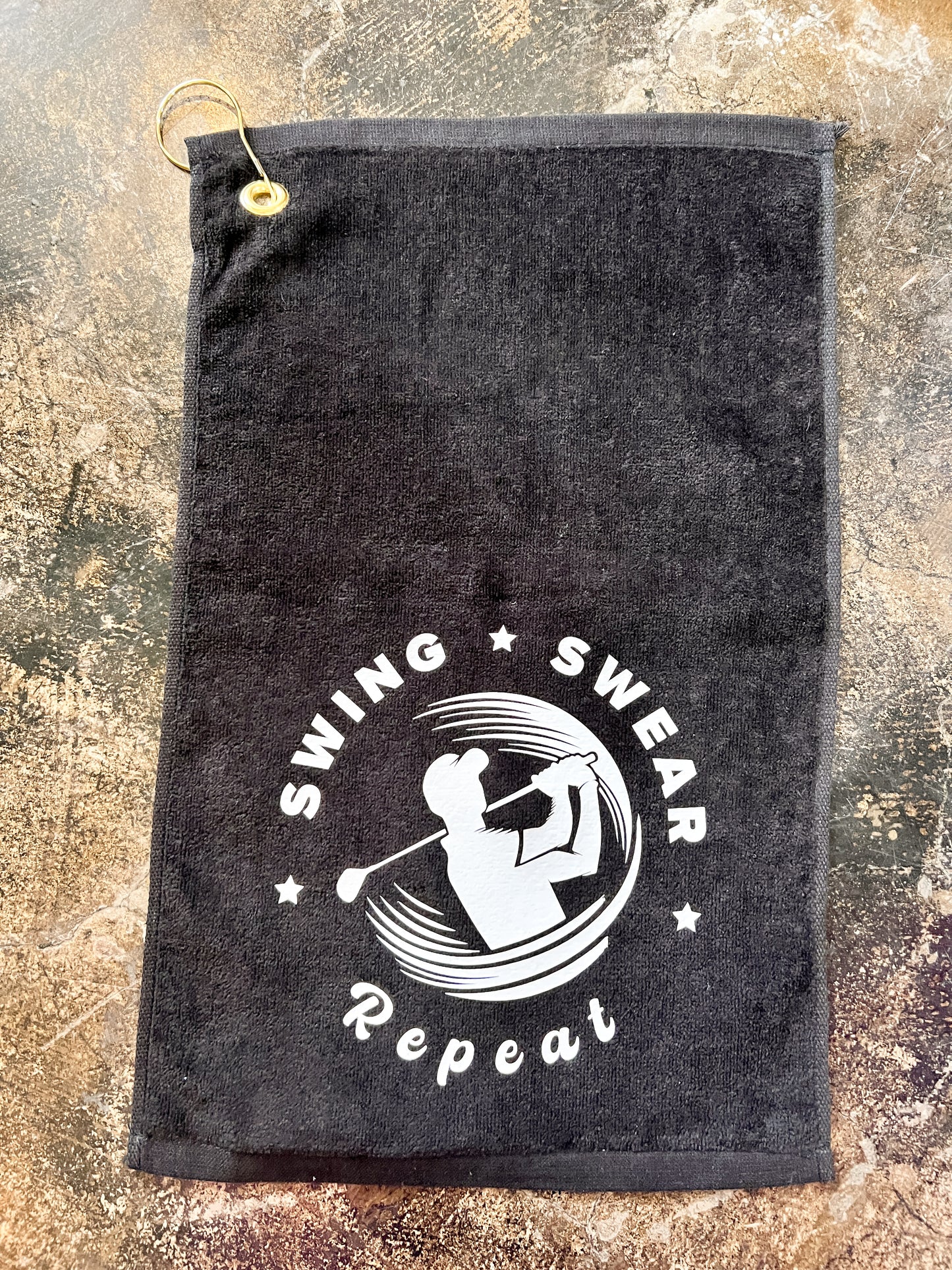 Swing Swear Repeat Towel