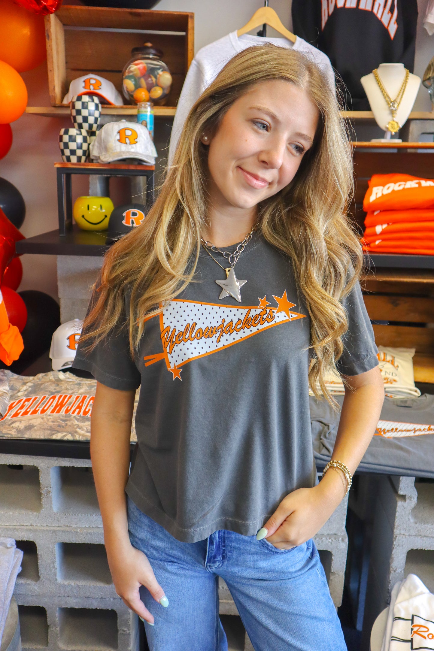 Yellowjackets Pennant Flag Tee