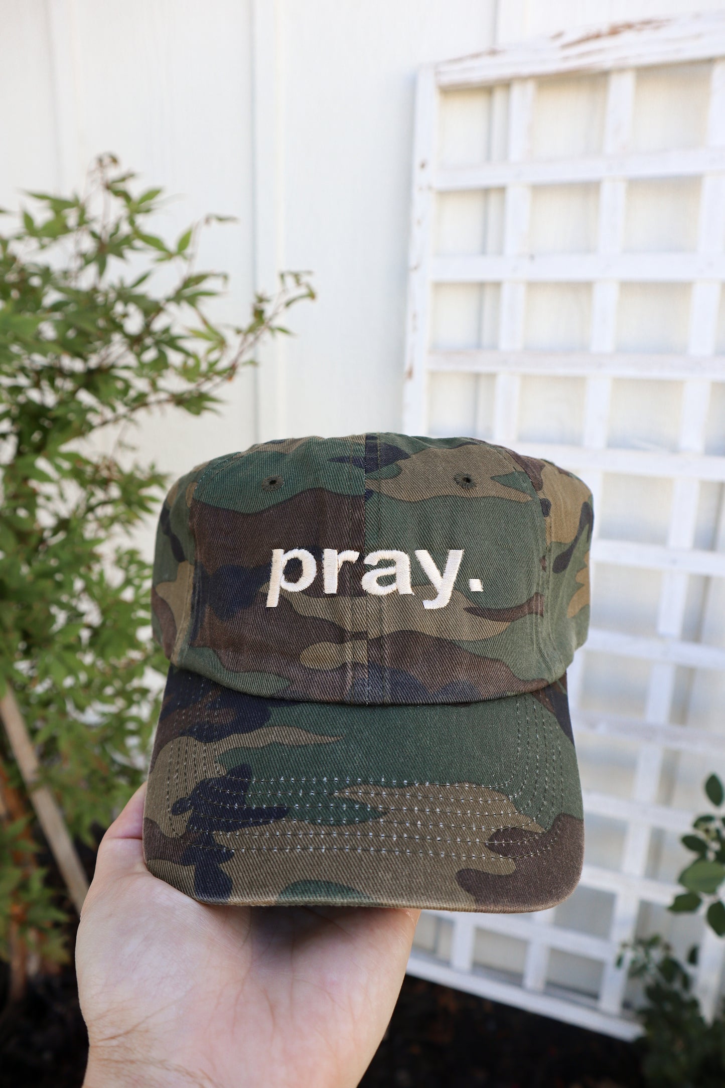 Pray Camo ball cap