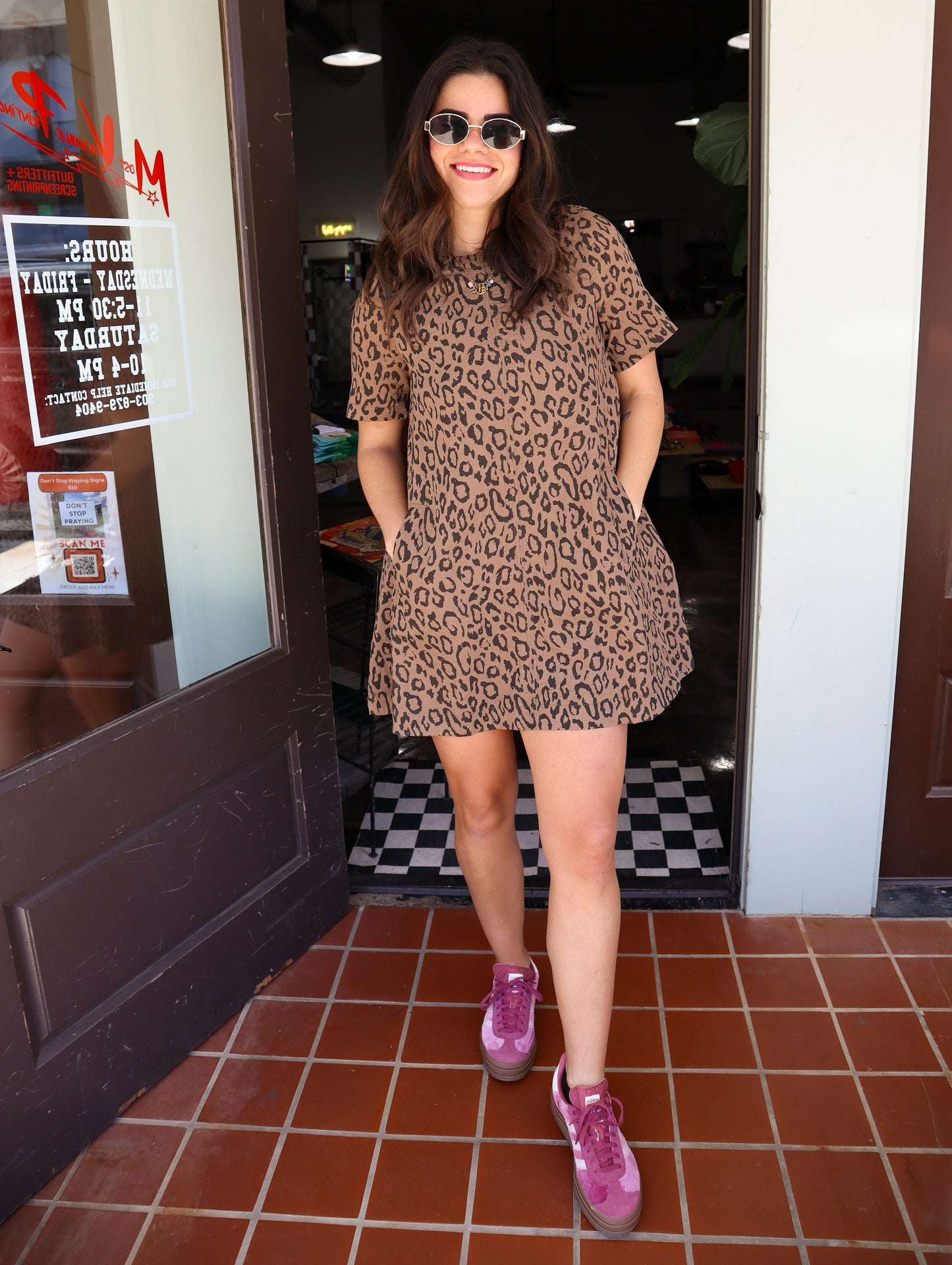 Charlee Cheetah Dress