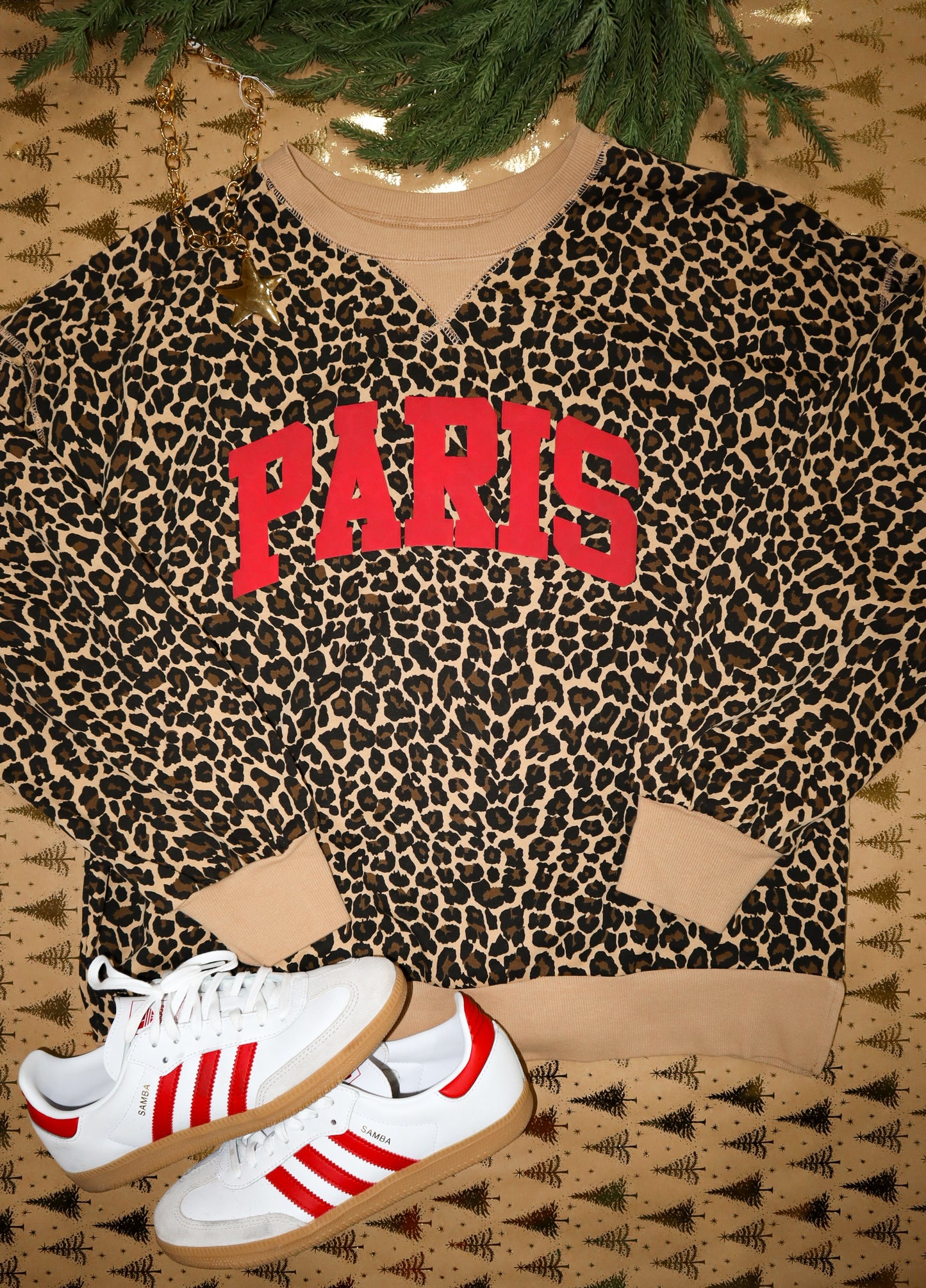Cheetah Paris Crewneck