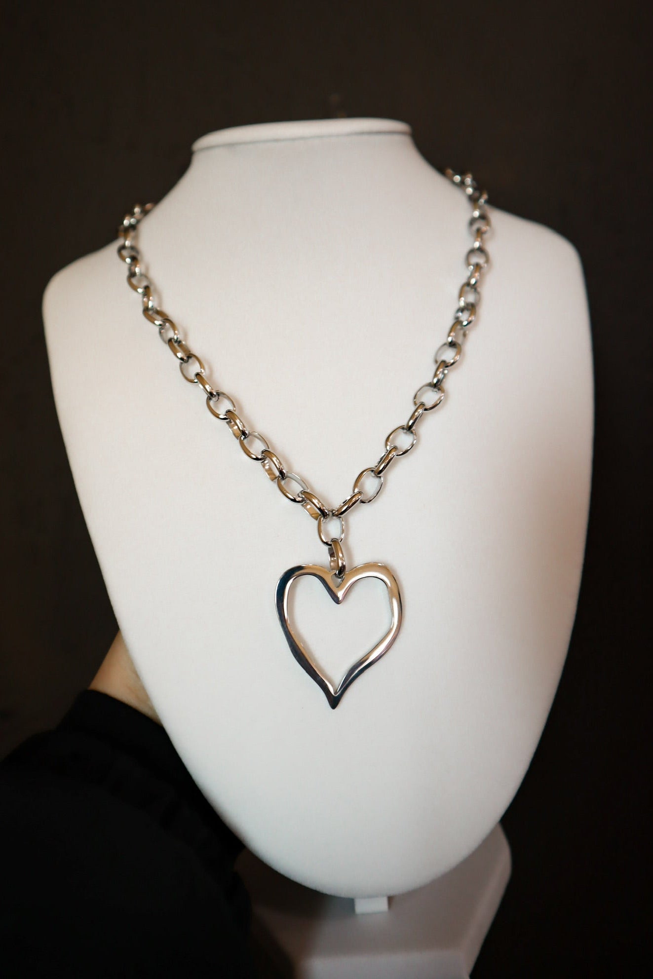 Open Heart Necklace