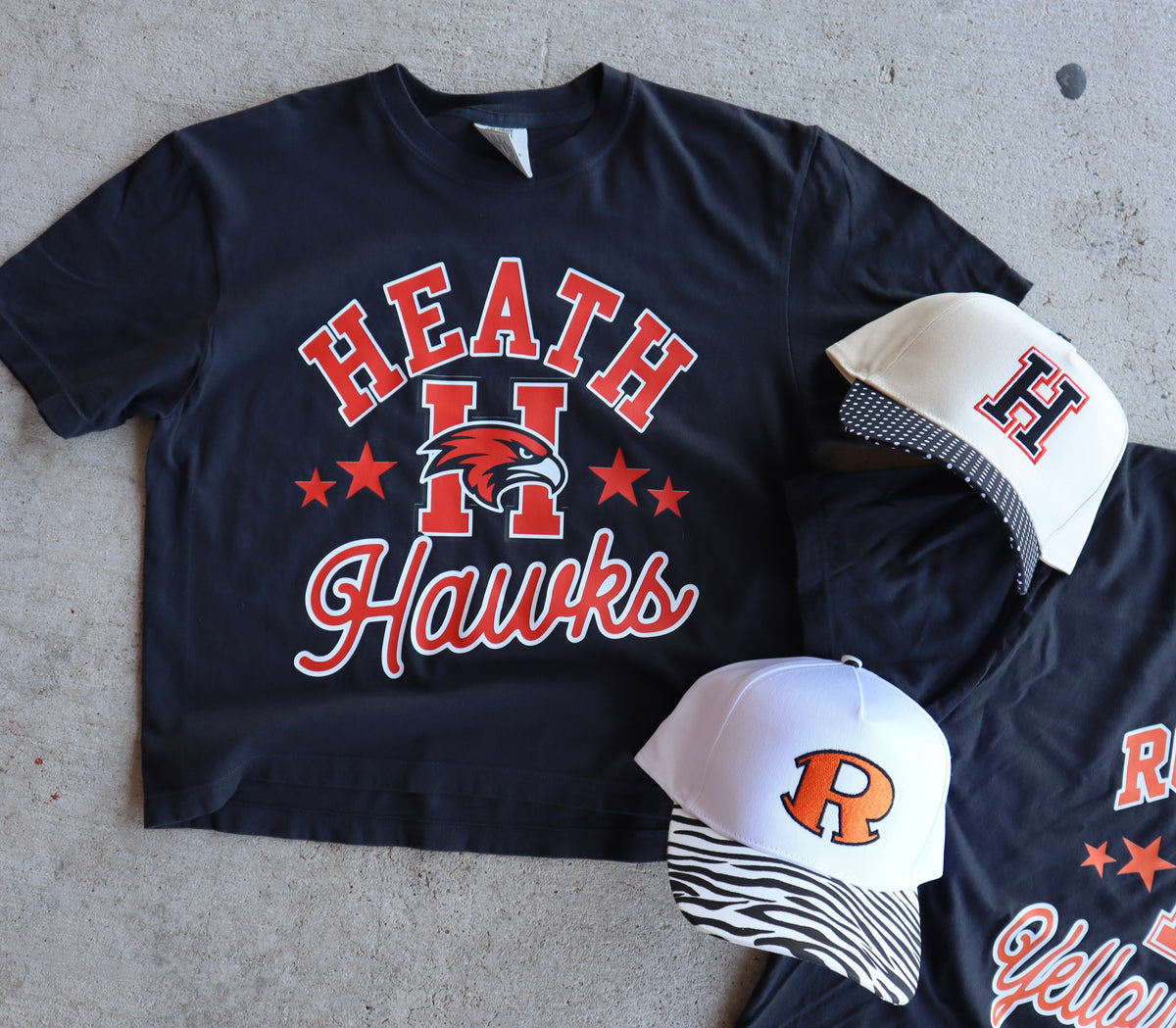 Heath Hawks Crop Tee