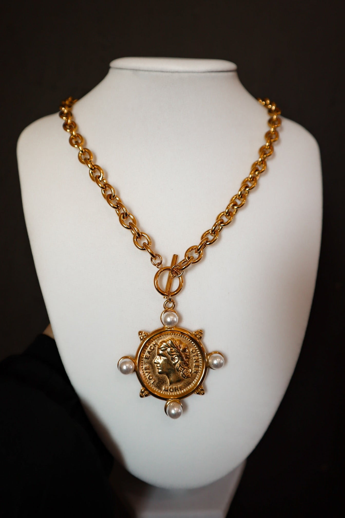 Pearl Coin Necklace