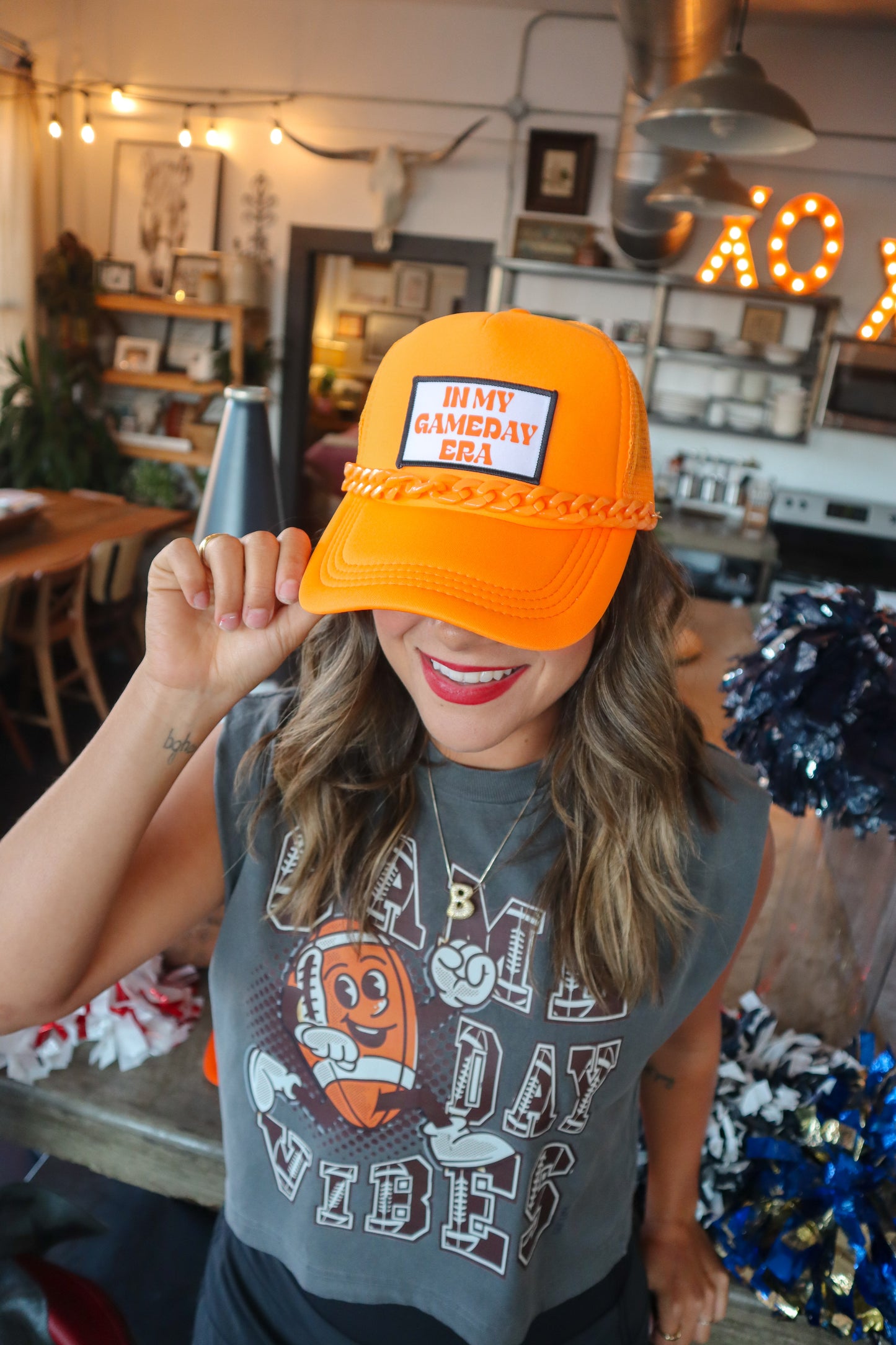 Honey Grove or Orange School Spirit Trucker