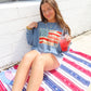 American Flag Crewneck
