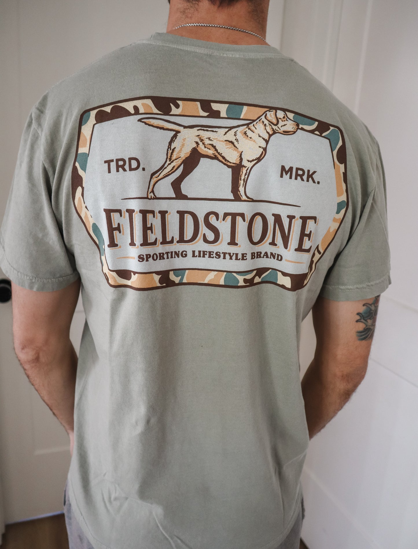 Fieldstone Camo Dog Graphic