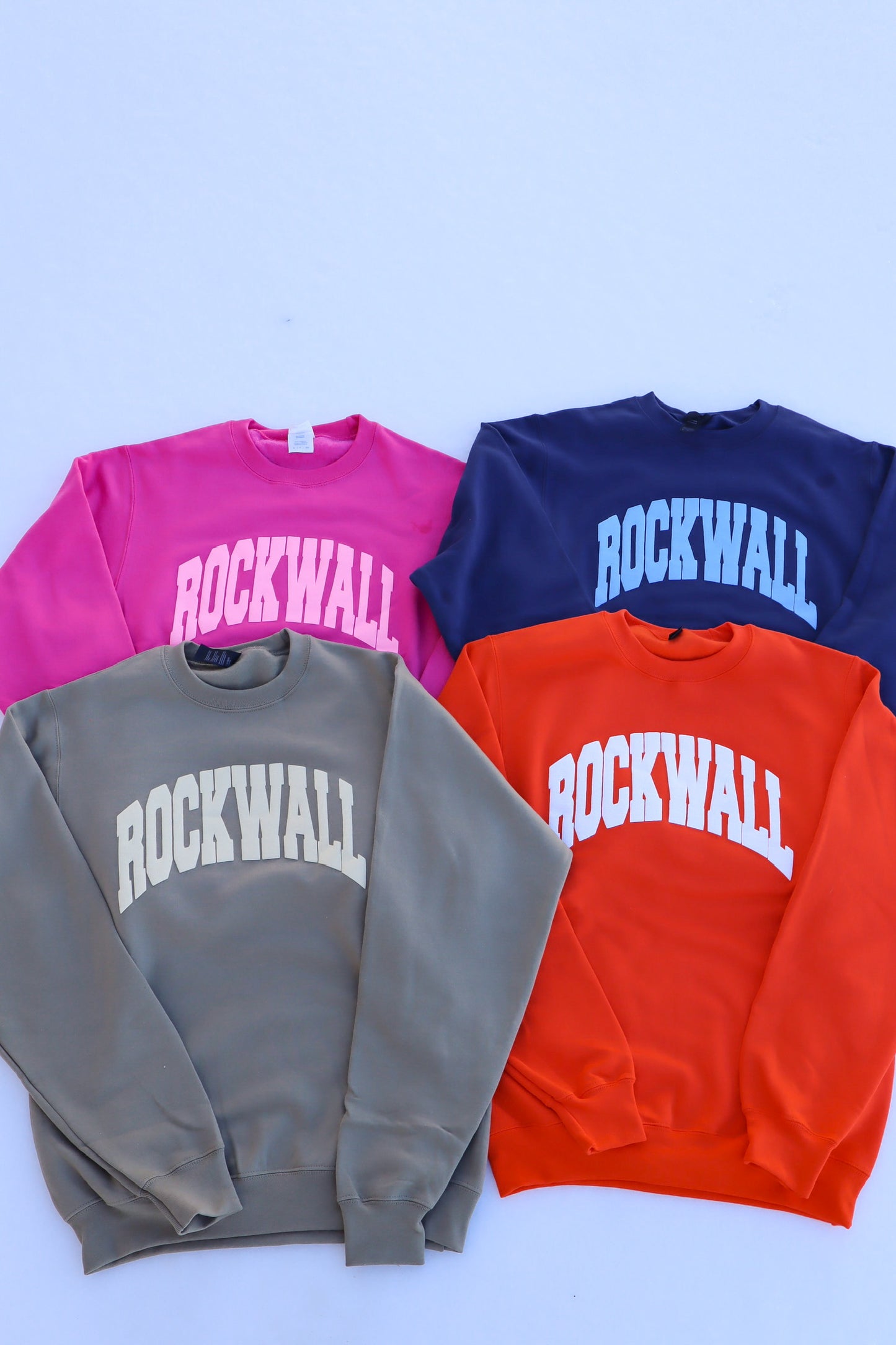 Rockwall Freshman Font Crewneck