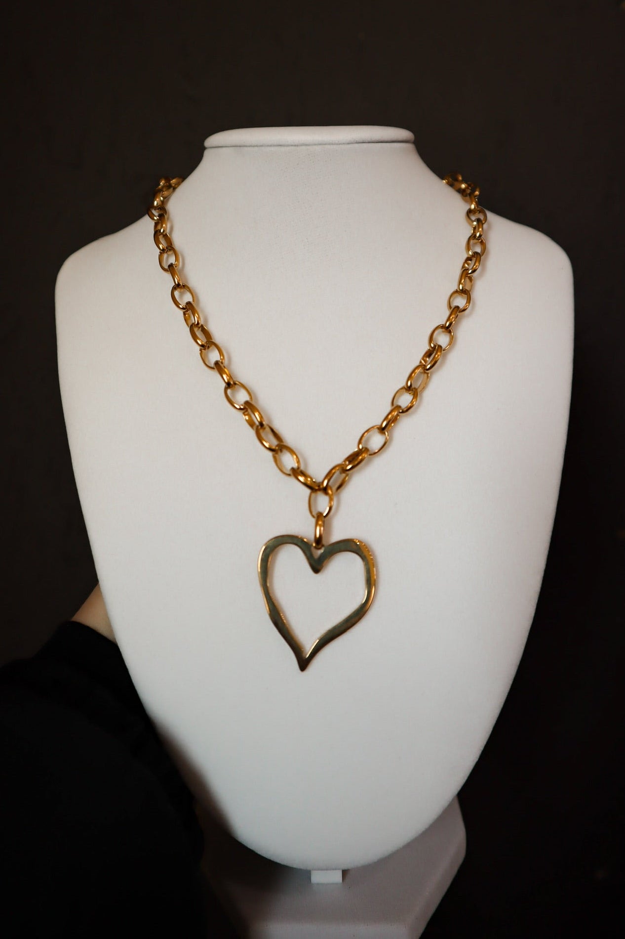 Open Heart Necklace