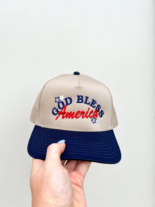 God Bless America Trucker