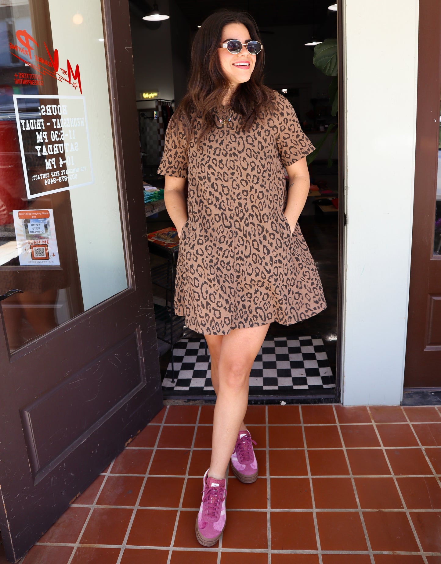 Charlee Cheetah Dress