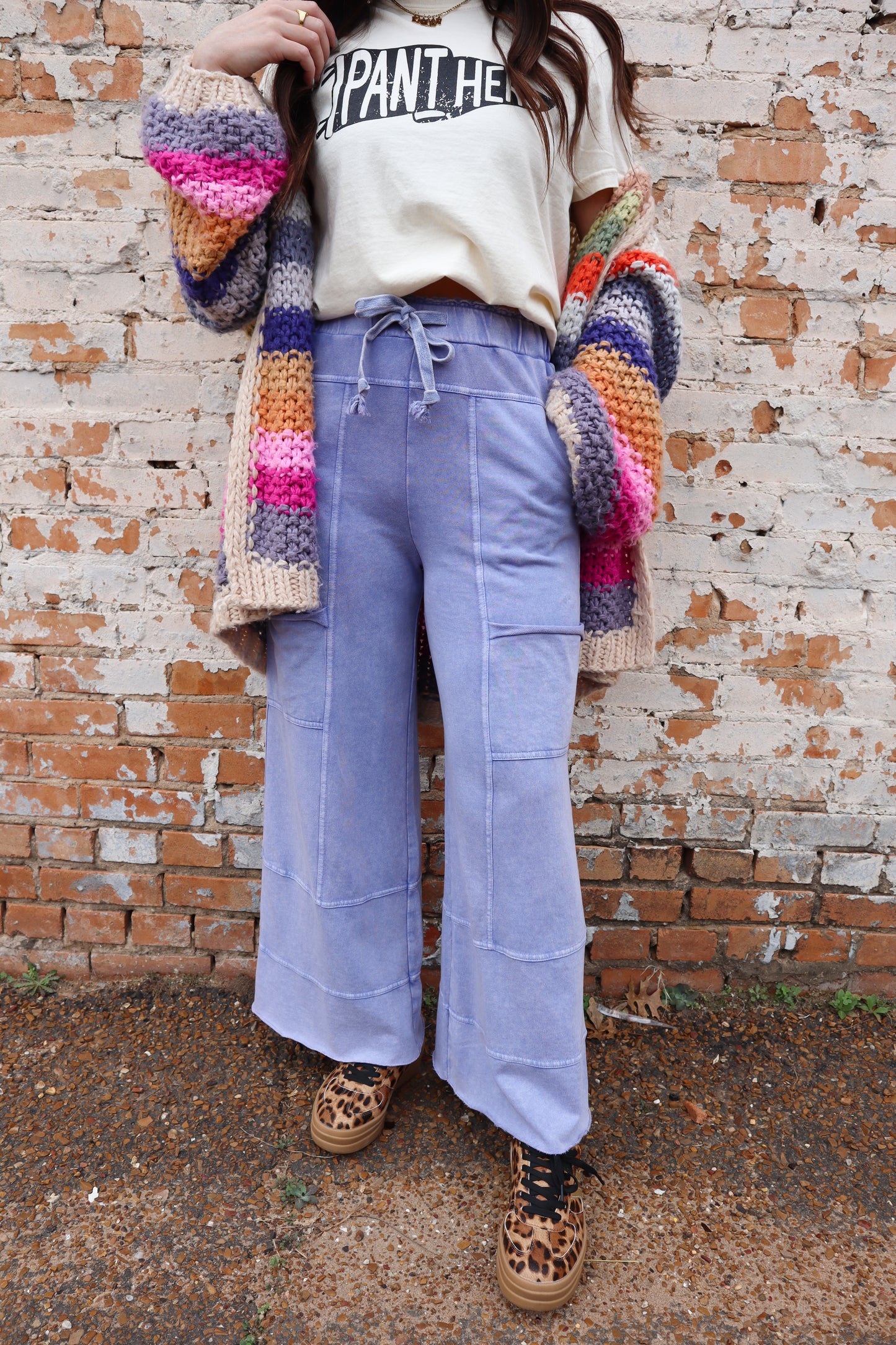 Comfy Girl Pants in Blue