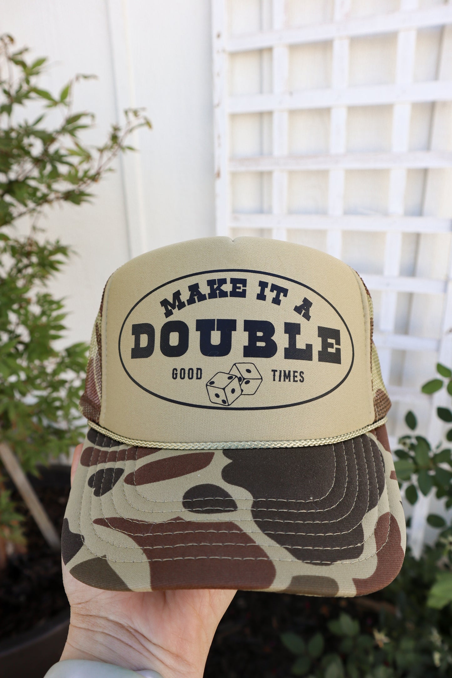 Double Camo Trucker