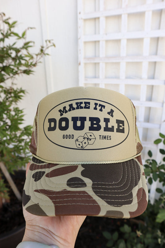 Double Camo Trucker