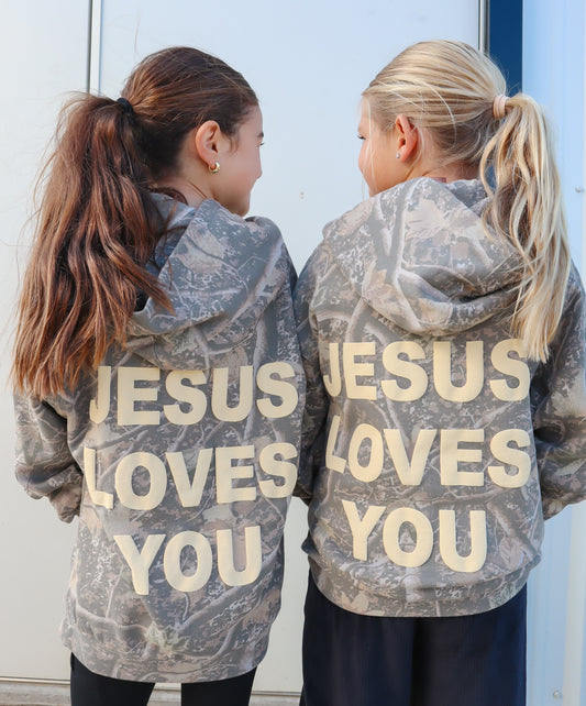 Youth Jesus Loves You Hoodie