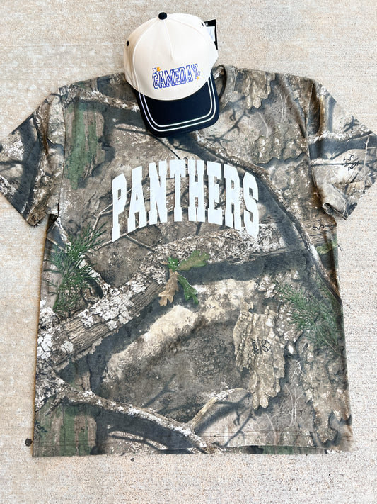 Oversized Camo Tee - Panthers