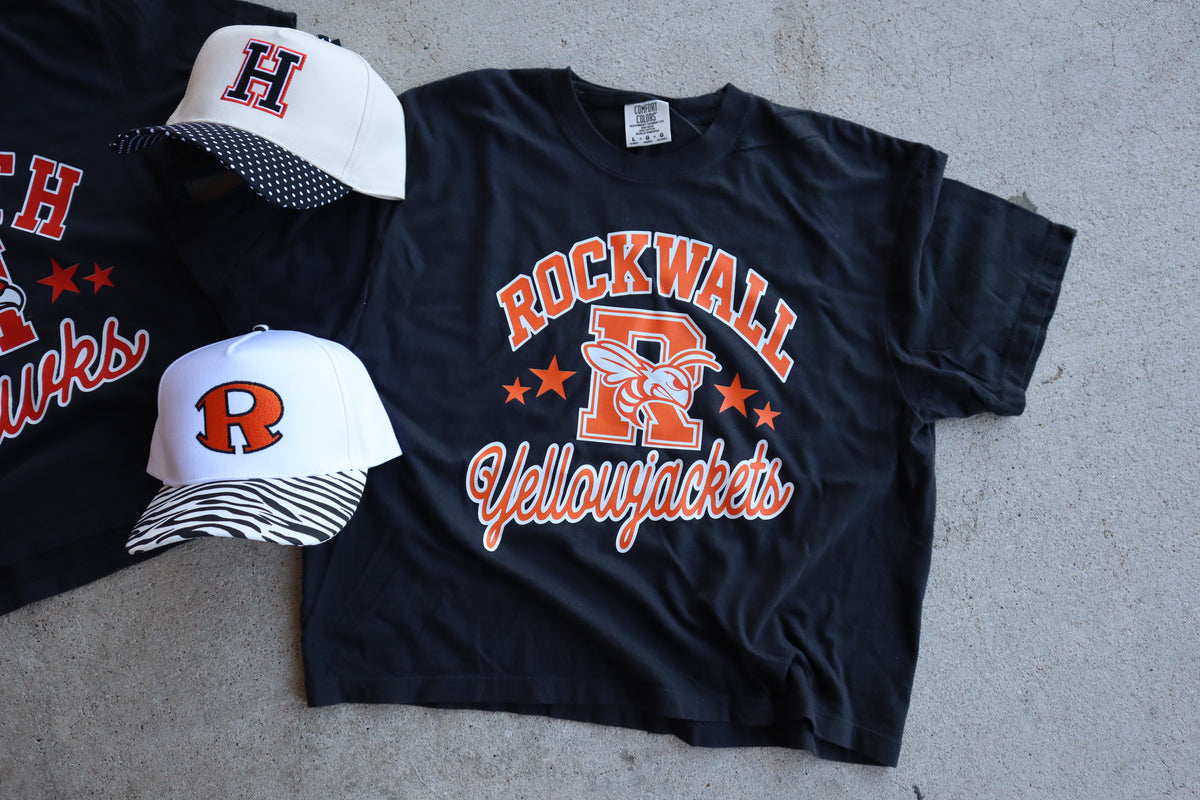Rockwall Yellow Jackets Crop Tee