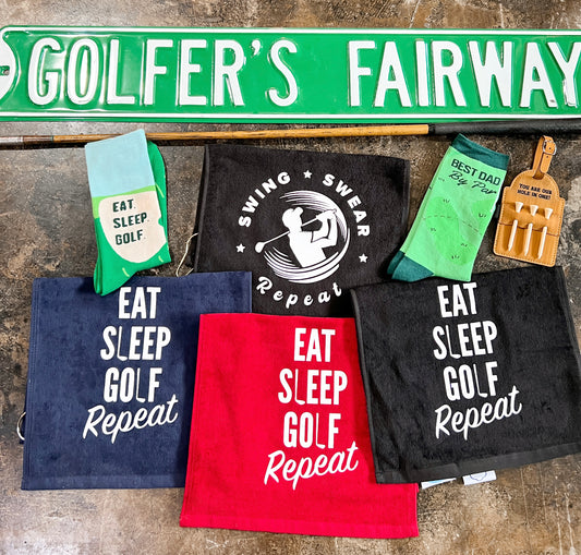 Swing Swear Repeat Towel