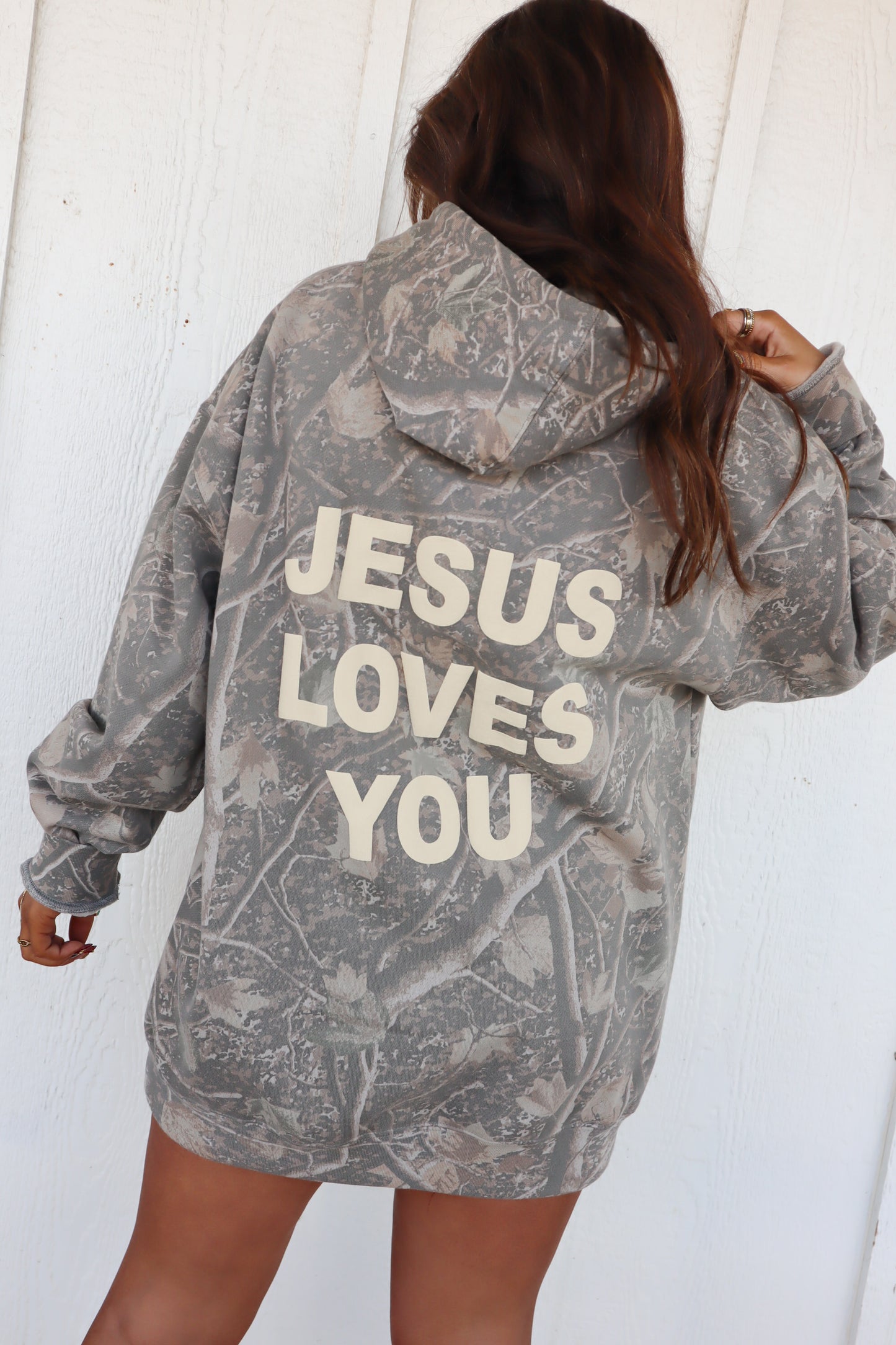 Adult Jesus Loves You Hoodie