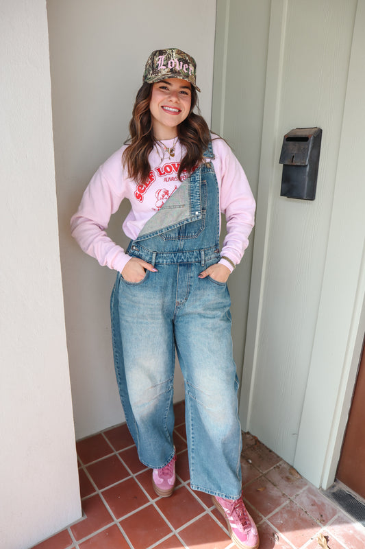 My Time Barrel Overalls