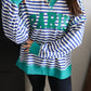 Striped Paris Crewneck