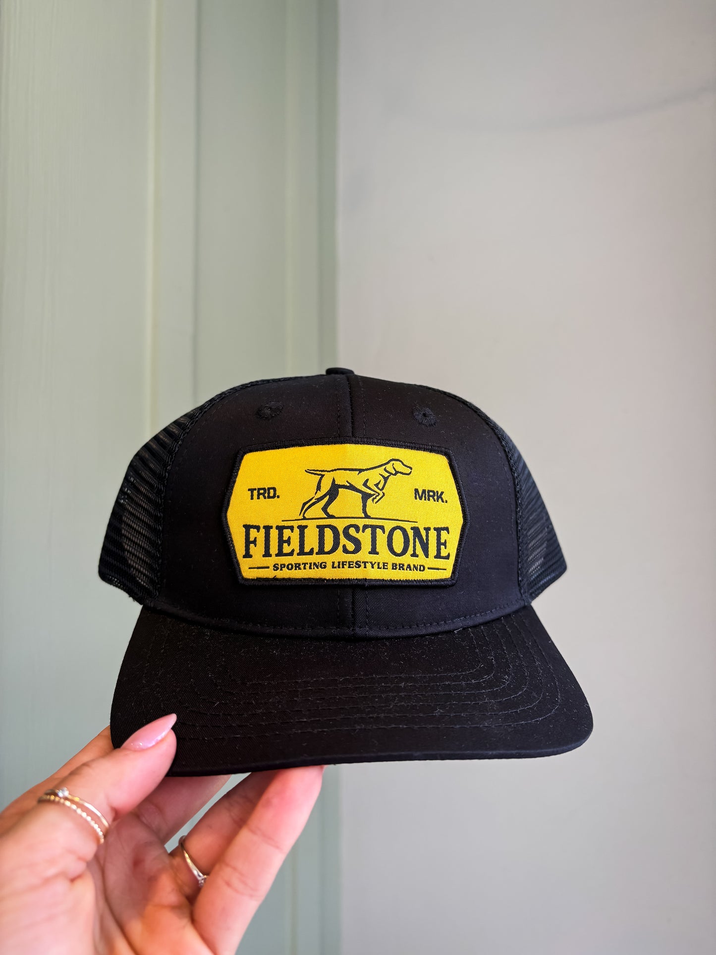 Black Fieldstone Trucker