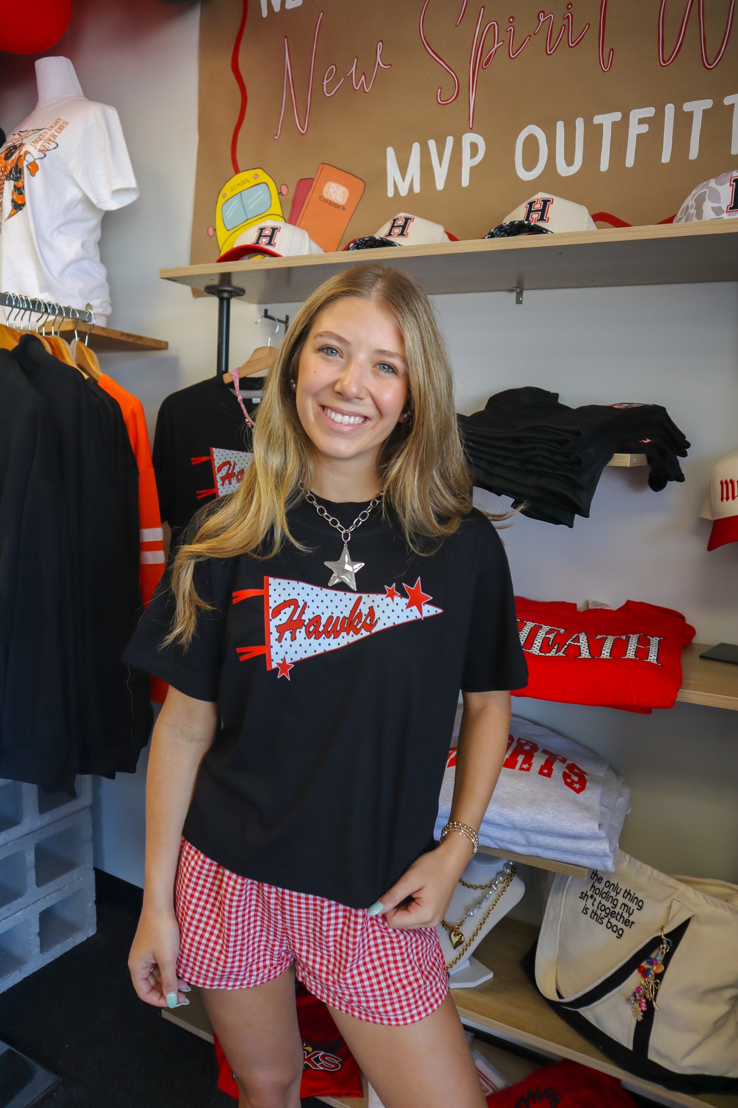 Hawks Pennant Flag Tee