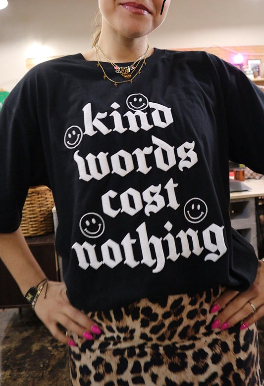 Kind Words Oversized Tee