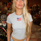 American Flag Baby Tee