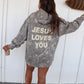 Adult Jesus Loves You Hoodie