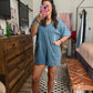 Everyday Romper in Blue