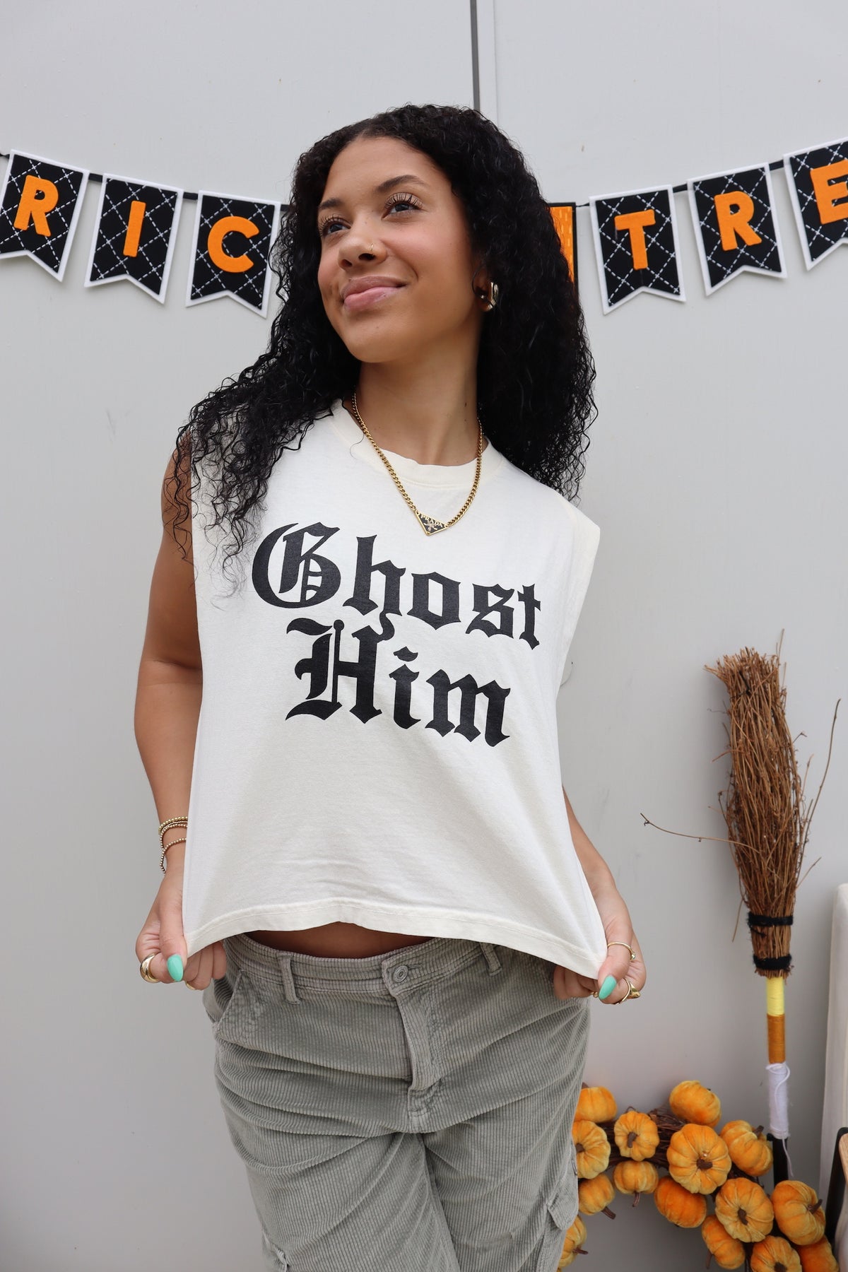 Ghost Him Muscle Tank