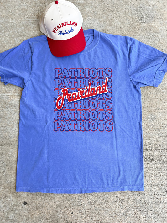 Prairiland Patriots Retro Graphic