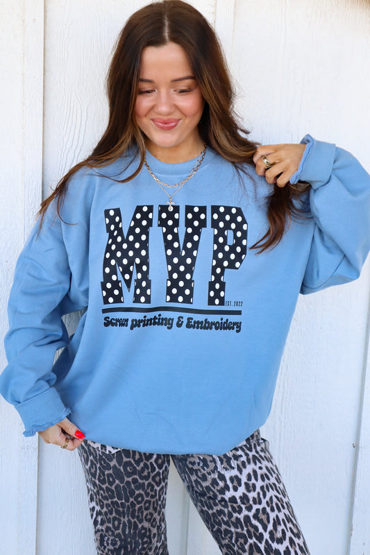 Polka Dot MVP Crewneck