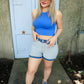 Color Block Judy Blue Shorts