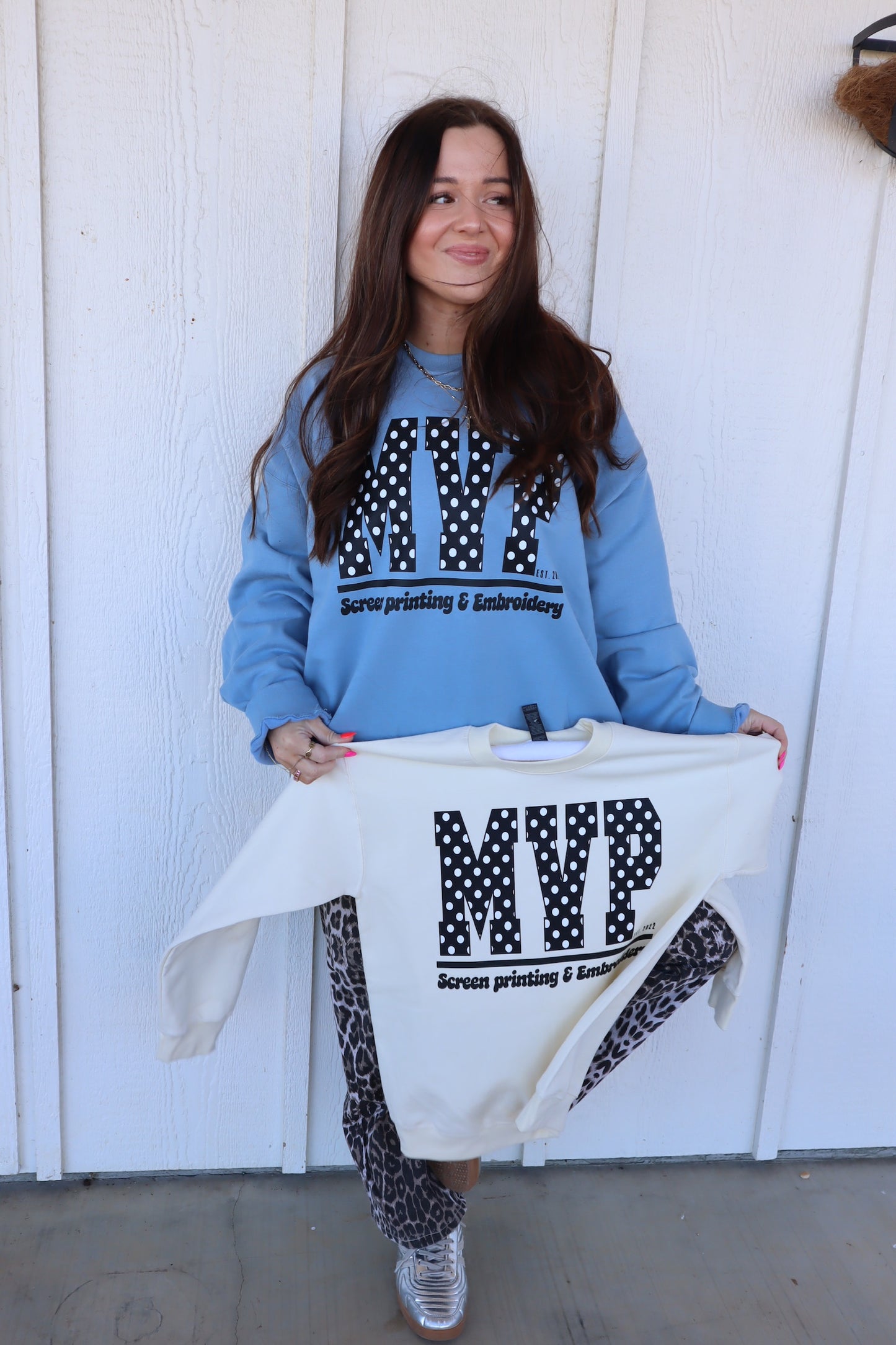 Polka Dot MVP Crewneck