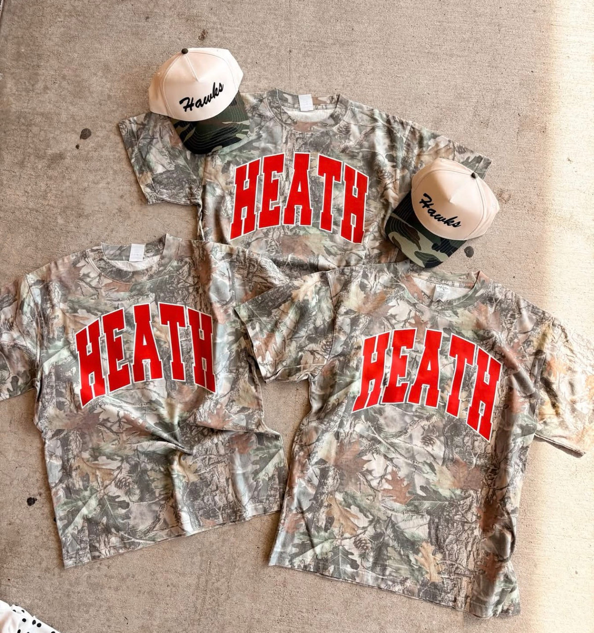 Heath Camo Graphic Tee