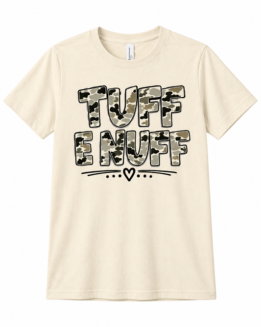 Ivory Tuff E Nuff Camo Design Tee
